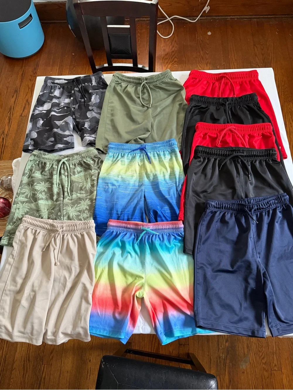 Lot of 11 boys Children’s Place Athletic Drawstring Shorts (Size 7/8)